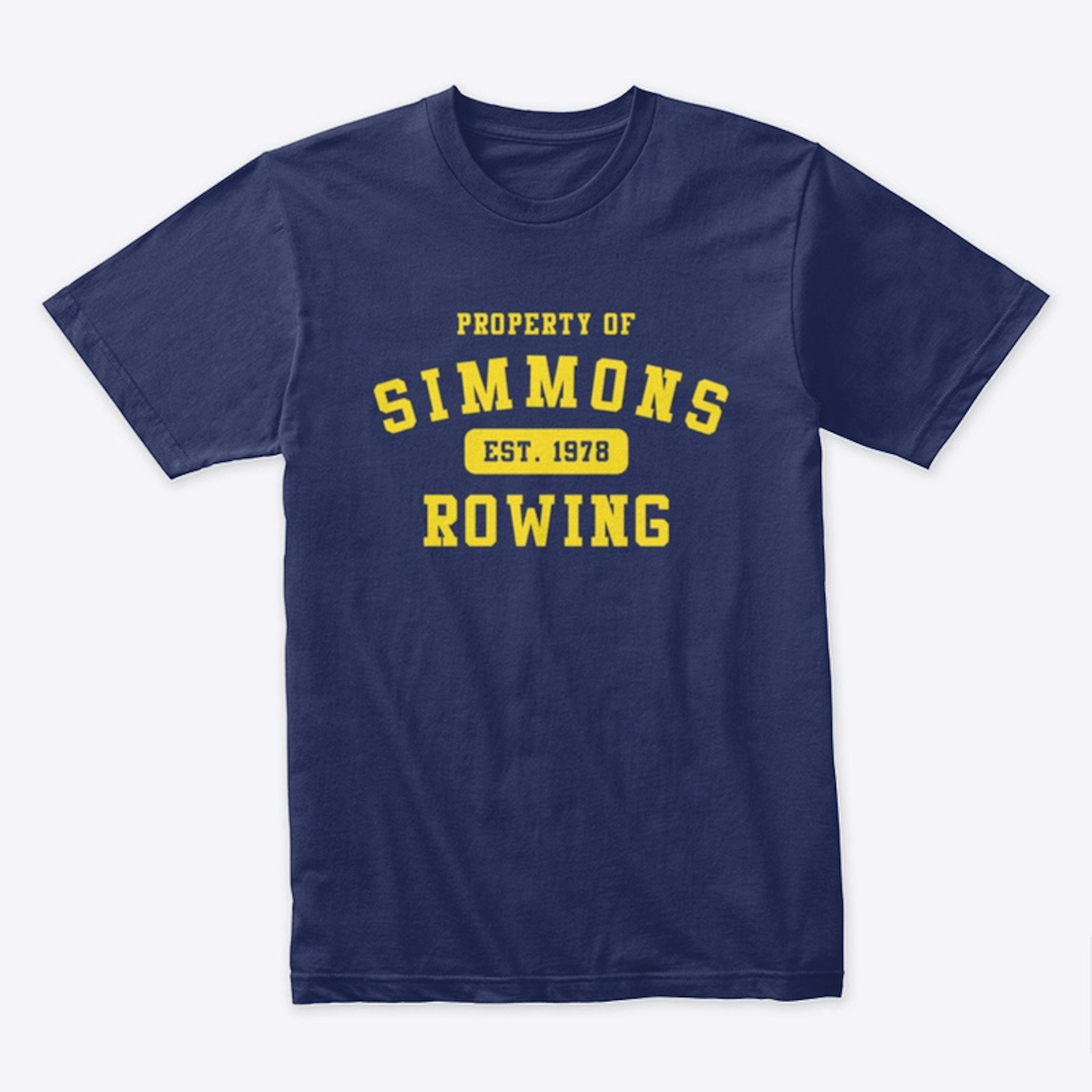 Property of Simmons Rowing Tee