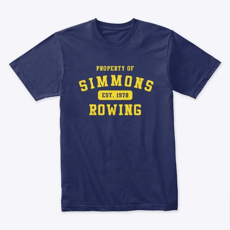 Property of Simmons Rowing Tee